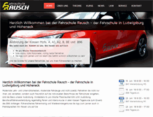 Tablet Screenshot of fahrschule-rausch.com