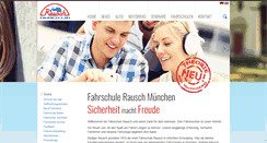 Desktop Screenshot of fahrschule-rausch.de